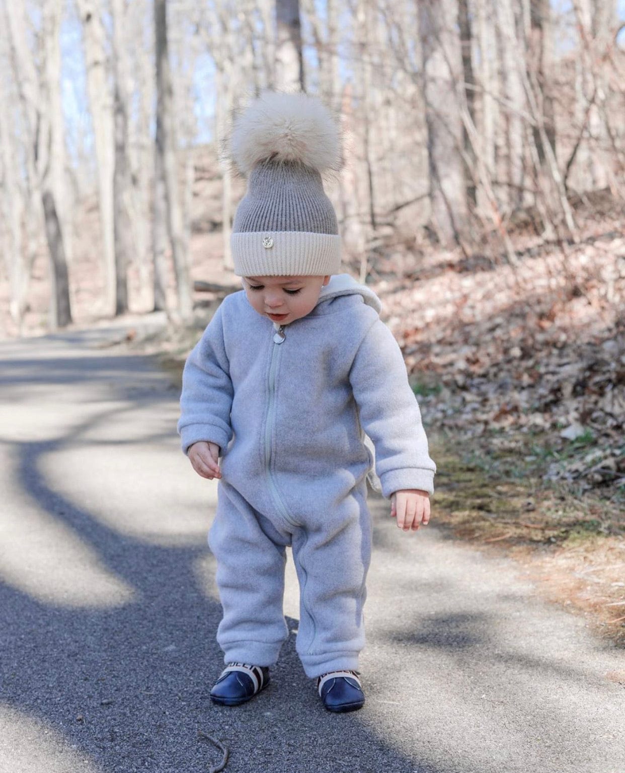 Two Toned Angora Hat - Petit Maison Kids