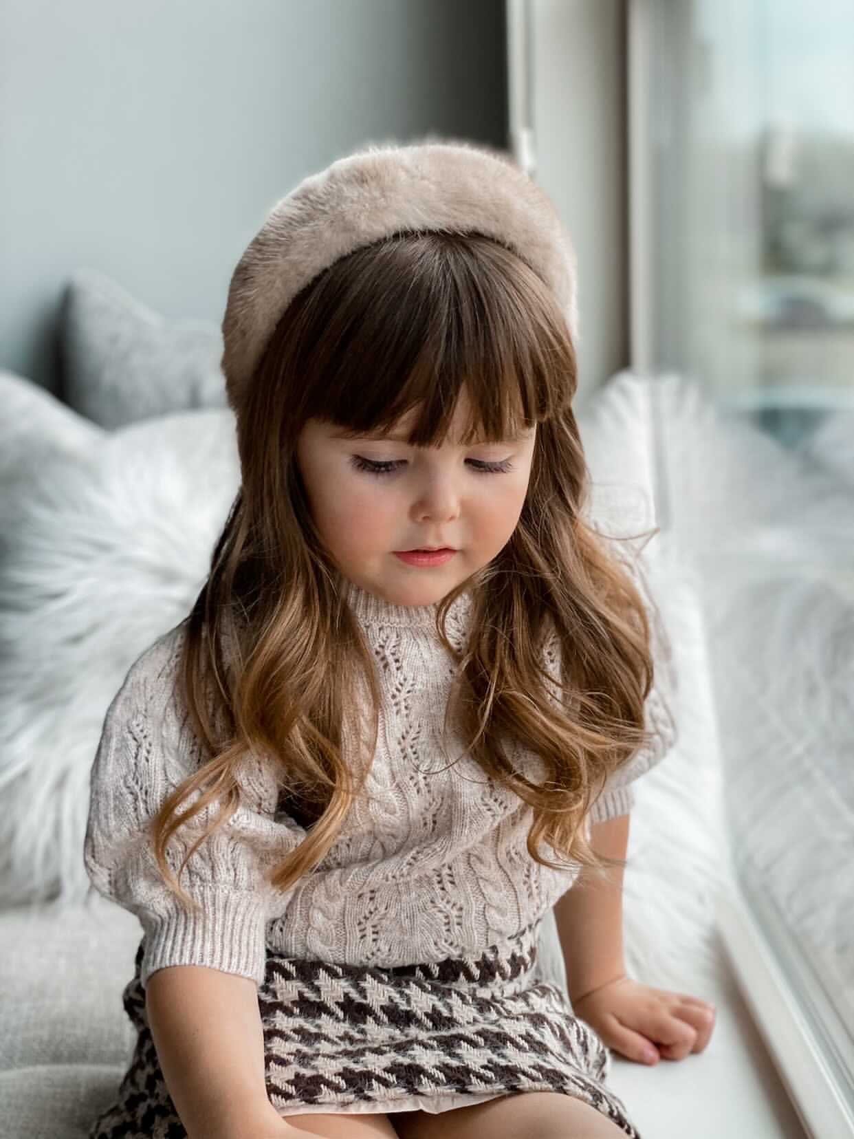 Beige Mink Headband - Petite Maison Kids