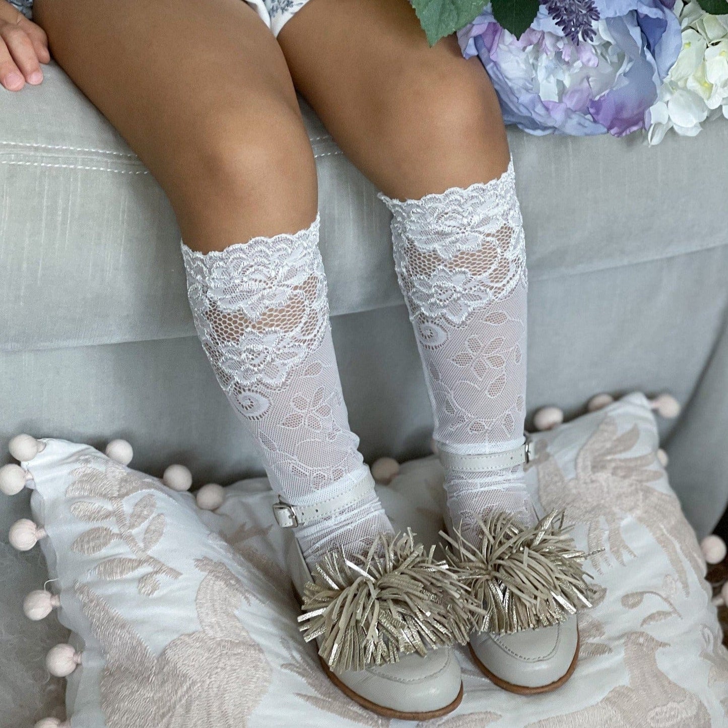 Flora Lace Socks - Petite Maison Kids