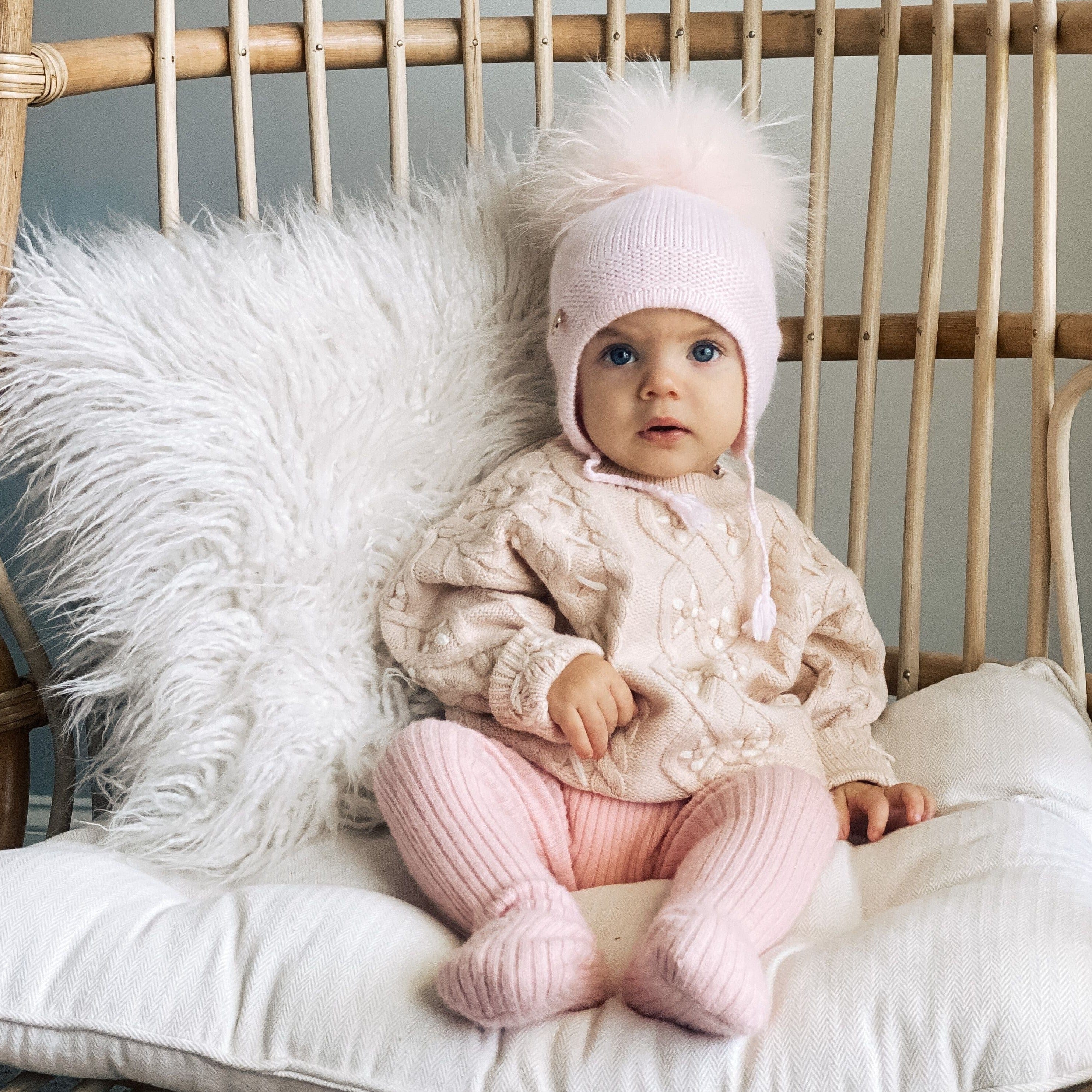 Cashmere Aviator Hat - Petite Maison Kids