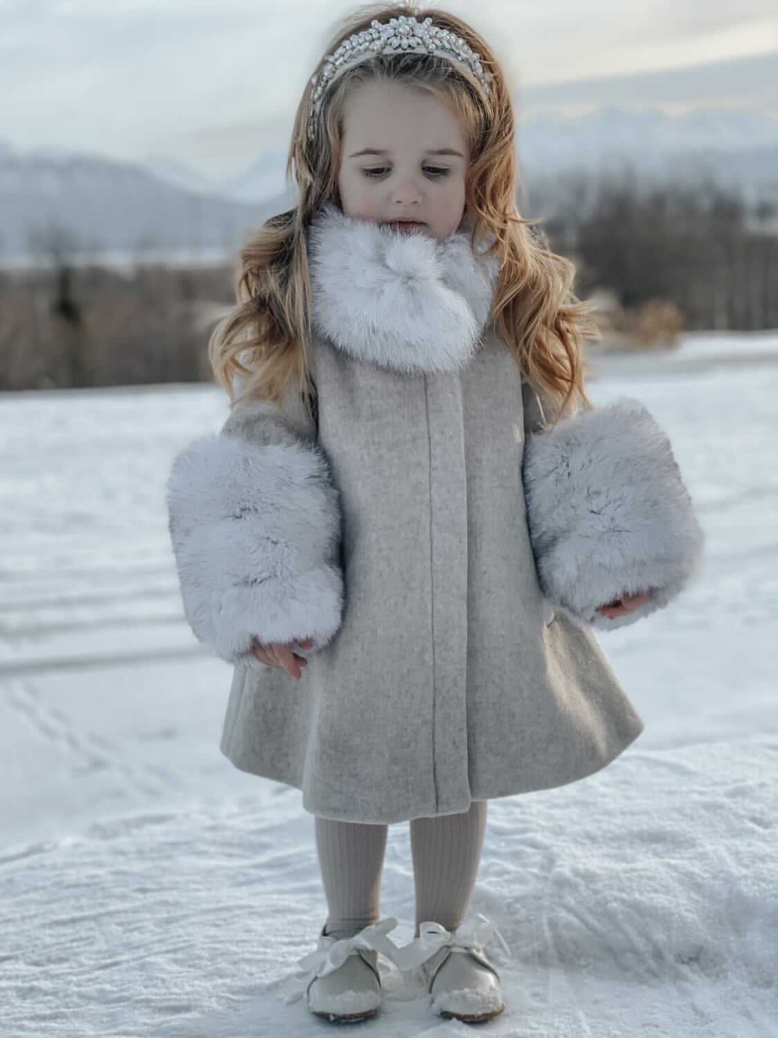 Karenina Wool Coat - Petite Maison Kids