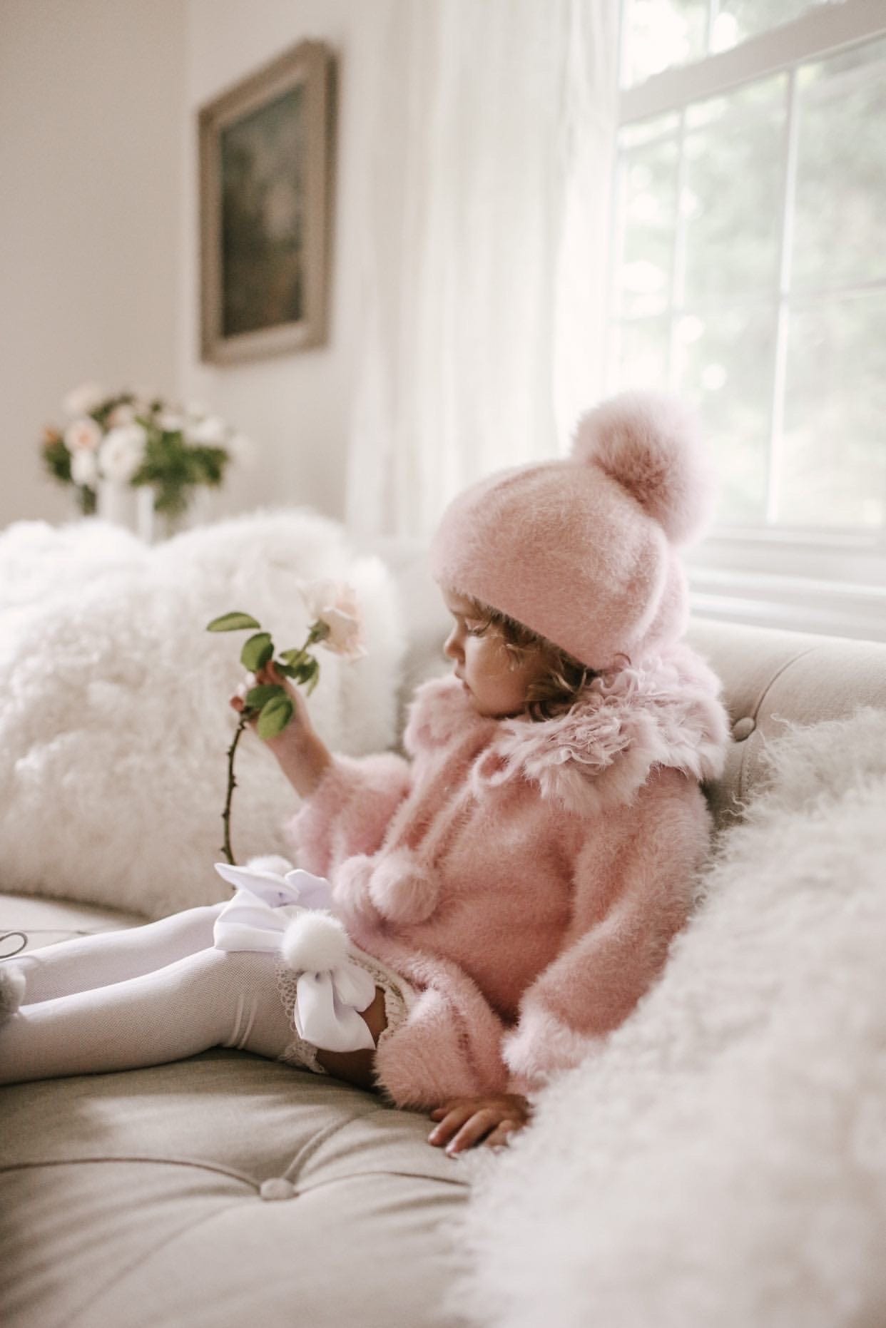 Milana Rose Beret - Petite Maison Kids