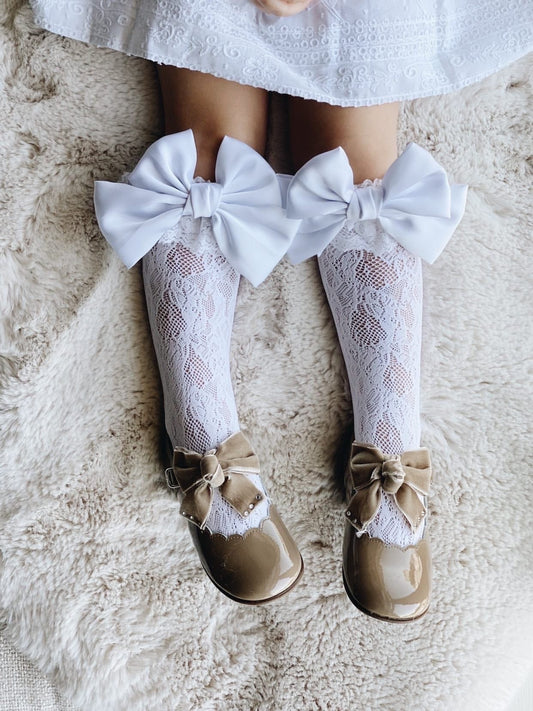 Petite Maison  Emma Linen Bow Socks – Millie and John