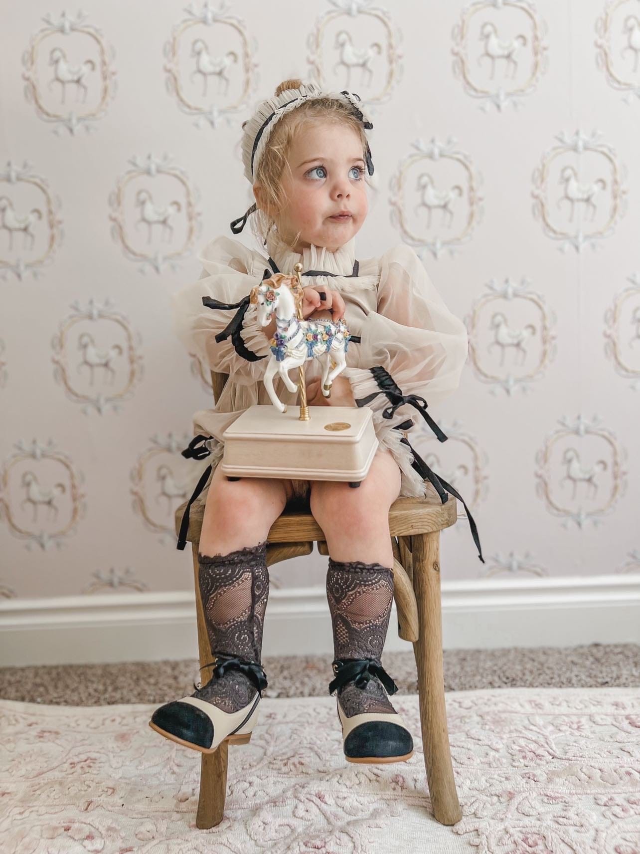 Coco Caramel Tulle Romper - Petite Maison Kids