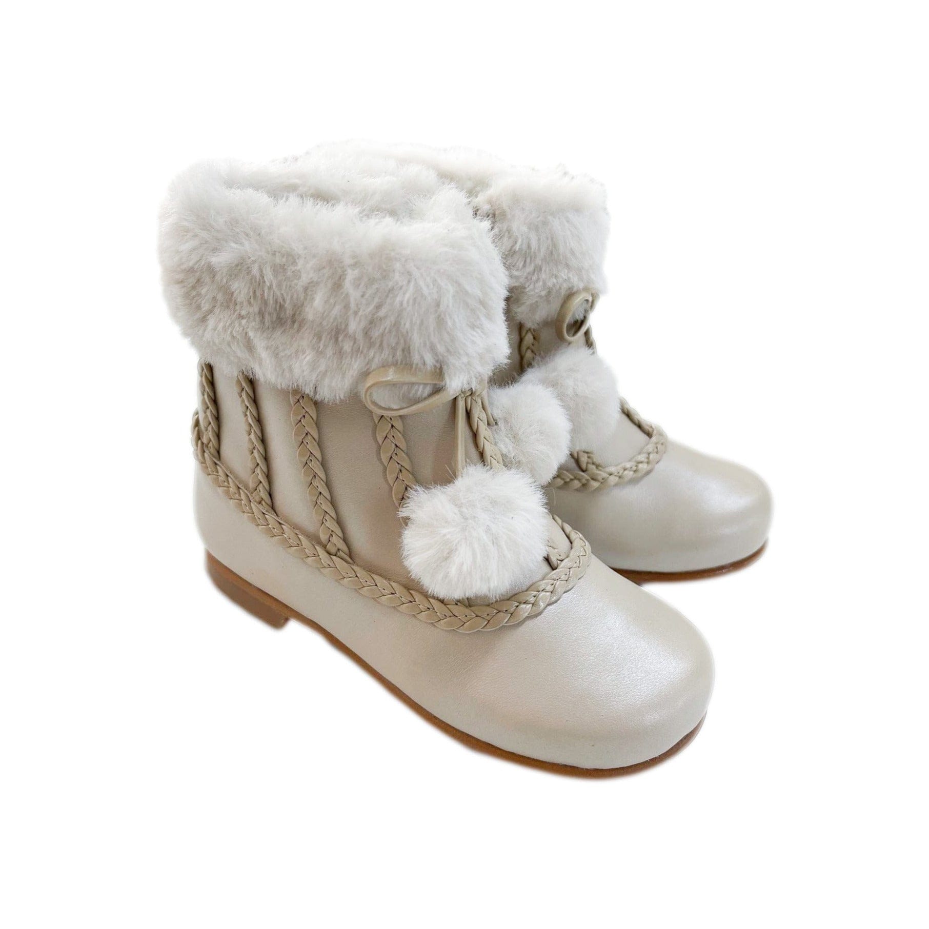 Irina Shearling Booties - Petite Maison Kids