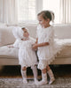 Katherine Embroidered Linen Bonnet - Petite Maison Kids
