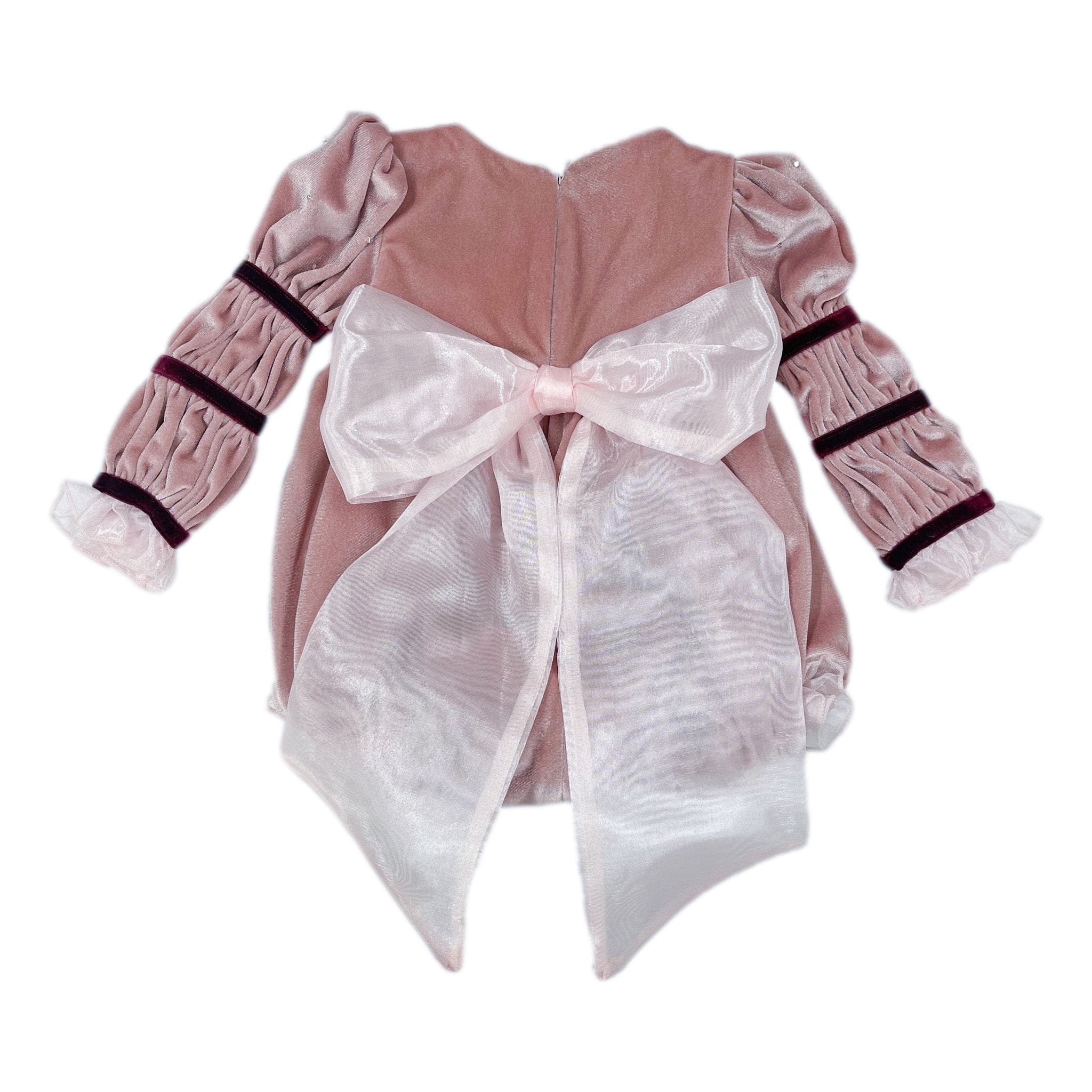 Juliette Velvet Romper - Petite Maison Kids