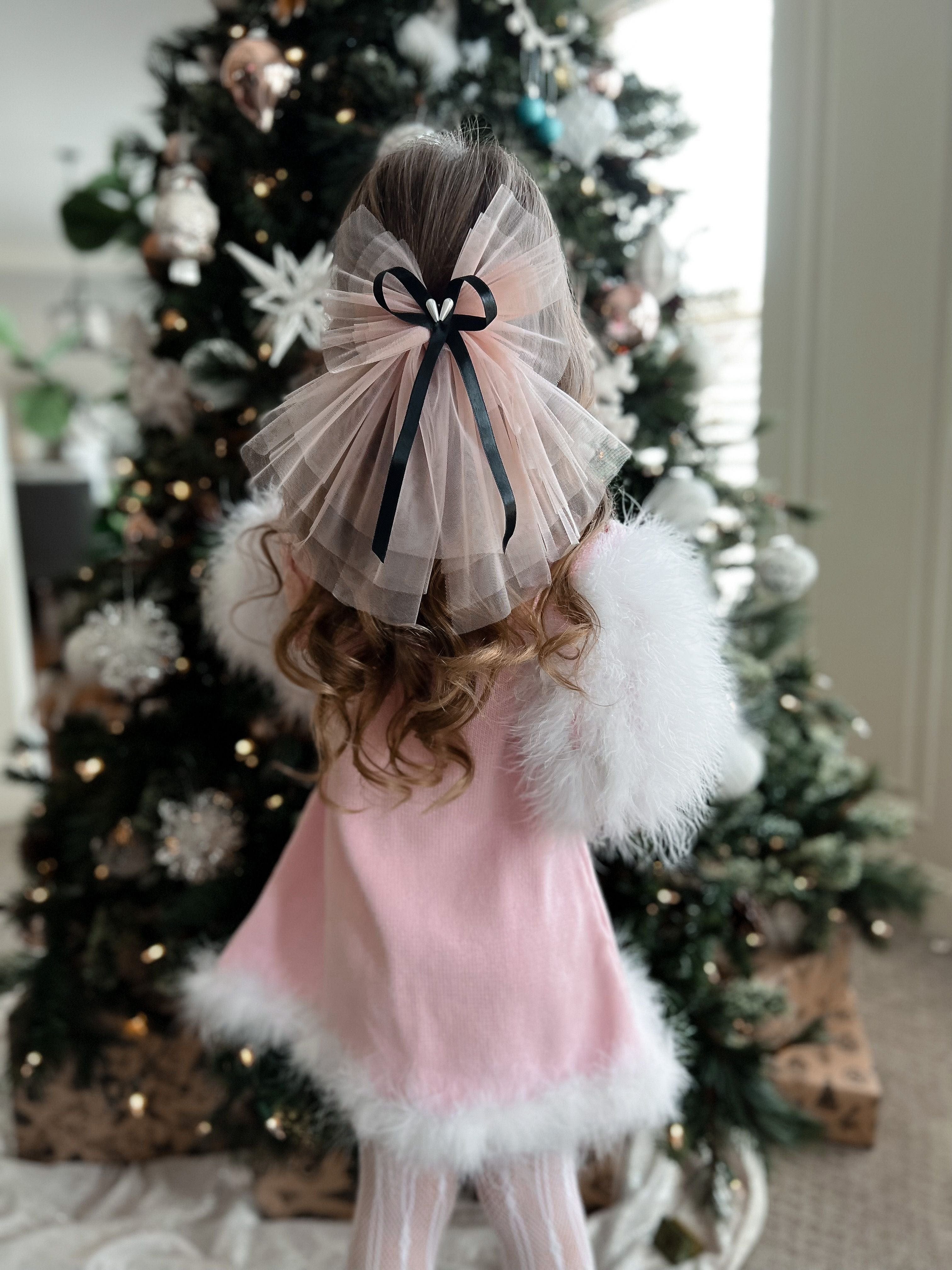 Mademoiselle Tulle Hair Bow - Petite Maison Kids