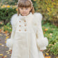 Evie Ivory Wool Coat