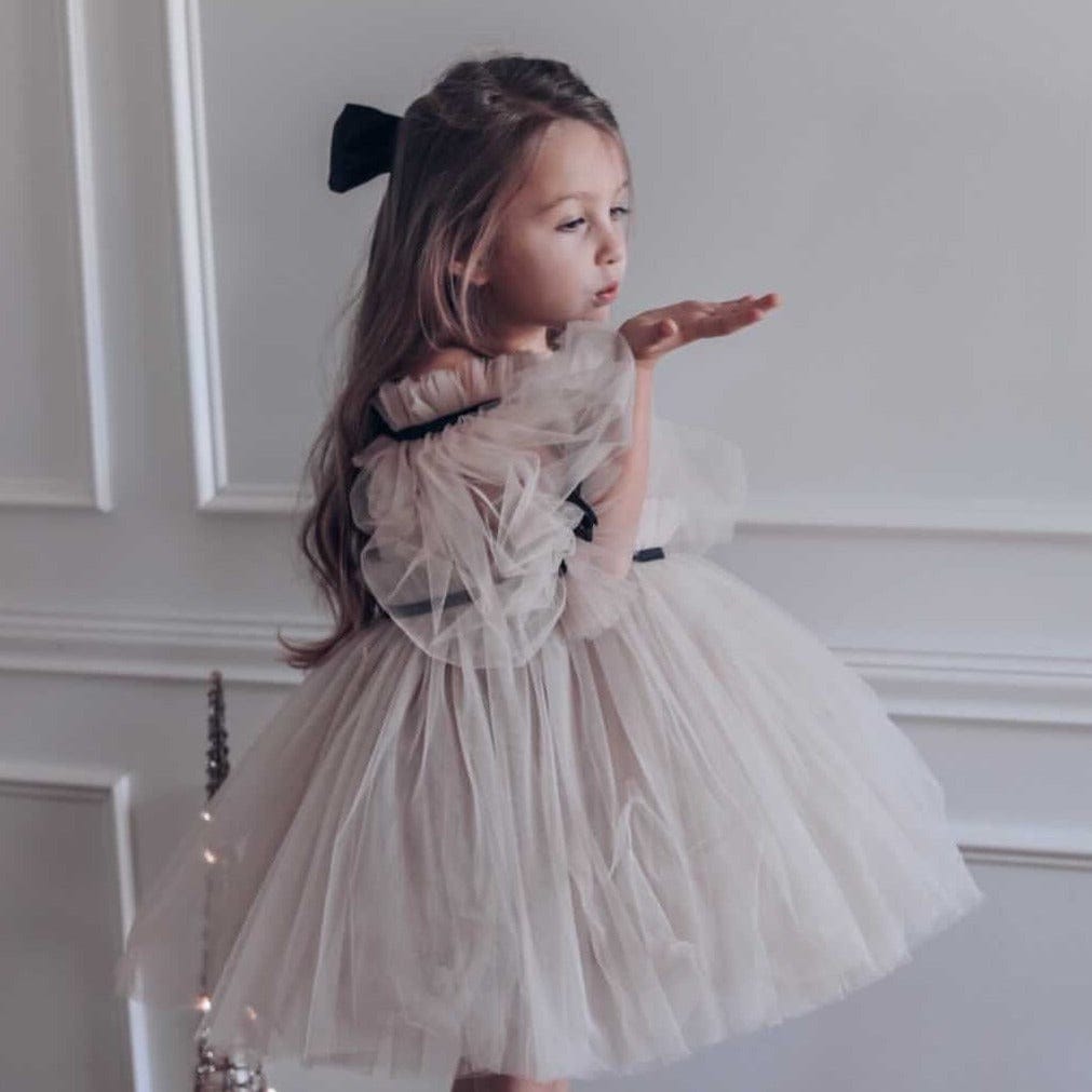 Coco Caramel Tulle Dress - Petite Maison Kids