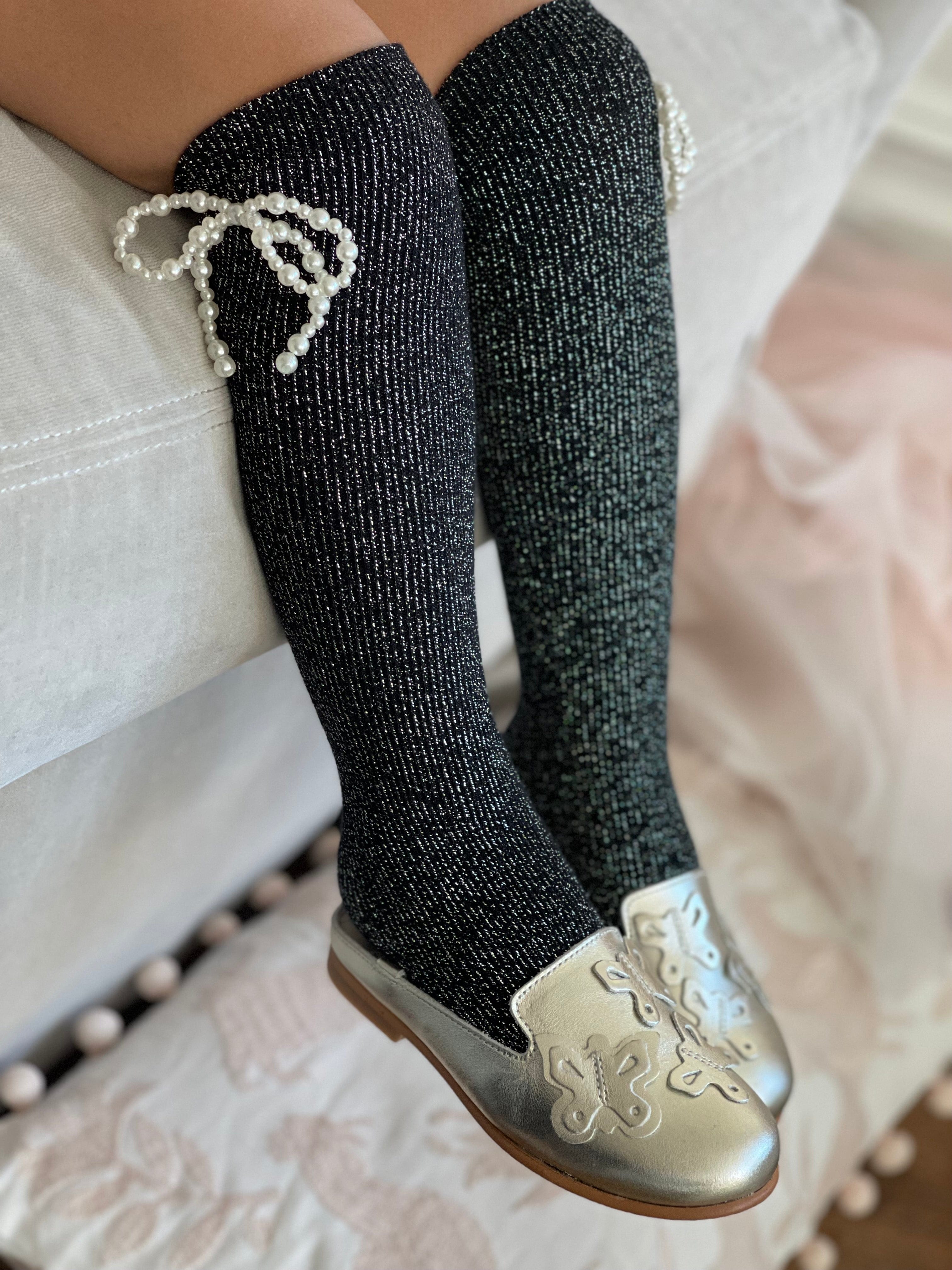 Perla Shimmer Socks - Petite Maison Kids