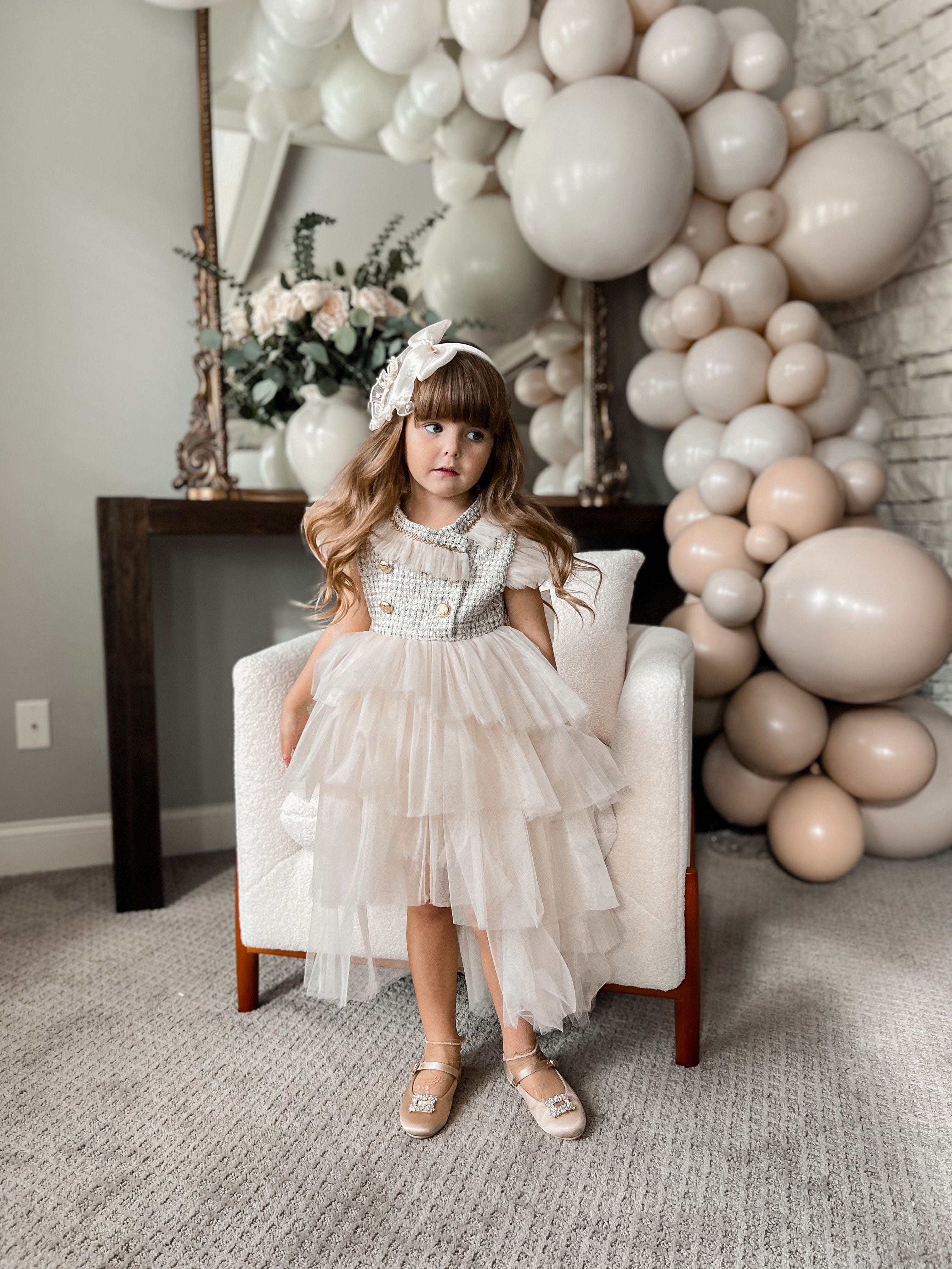 Fira Tweed Dress - Petite Maison Kids