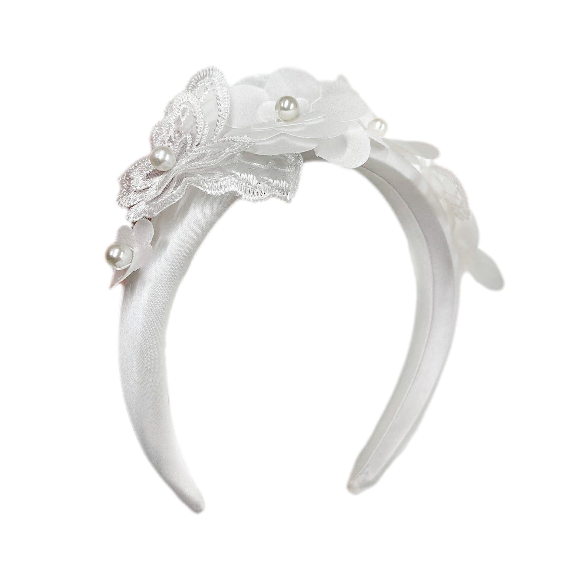 Butterfly Satin Headband - Petite Maison Kids