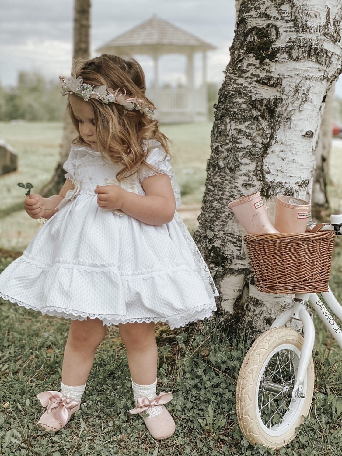 Butterfly Flower Hair Garland - Petite Maison Kids