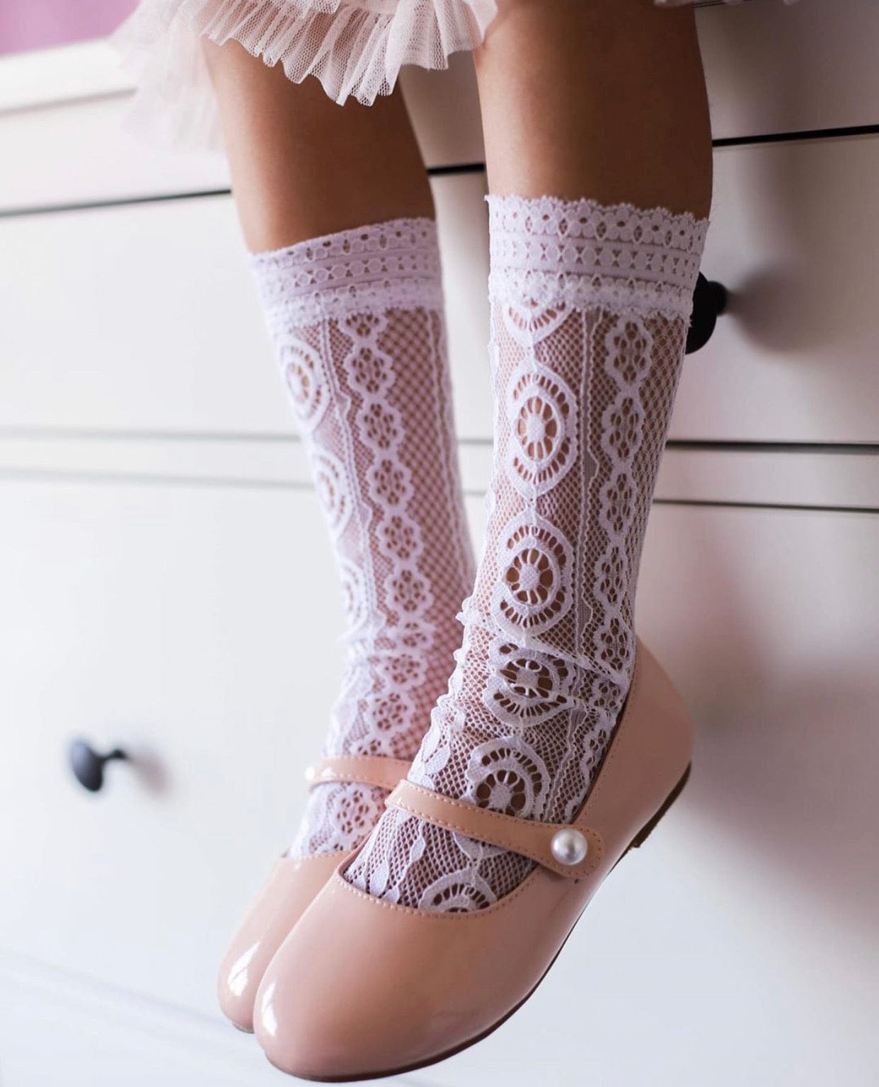 Daisy Lace Socks - Petit Maison Kids