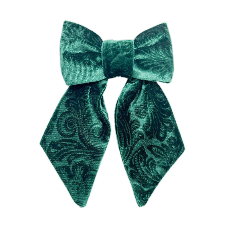 Everly Velour Hair Bow