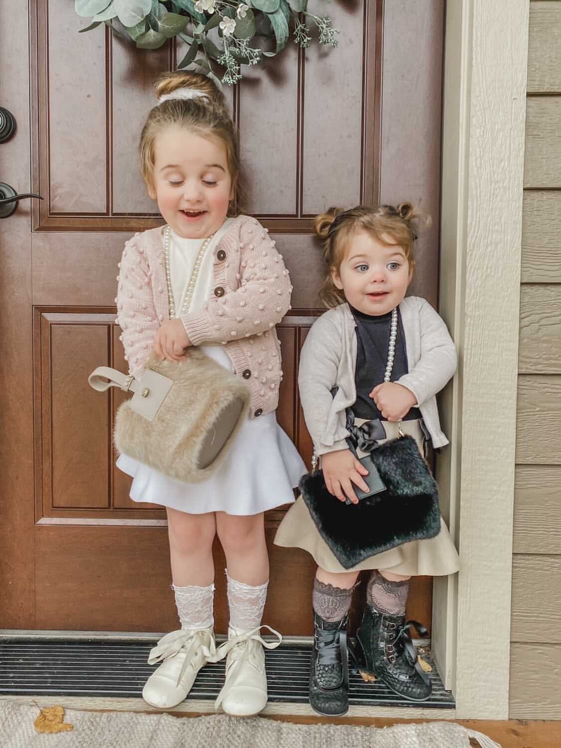 Faux Fur Pearl Bag - Petite Maison Kids