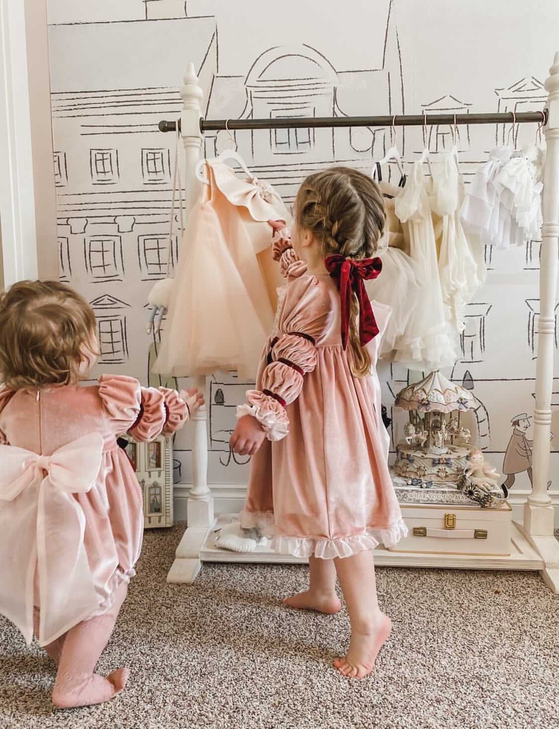 Juliette Velvet Dress - Petite Maison Kids