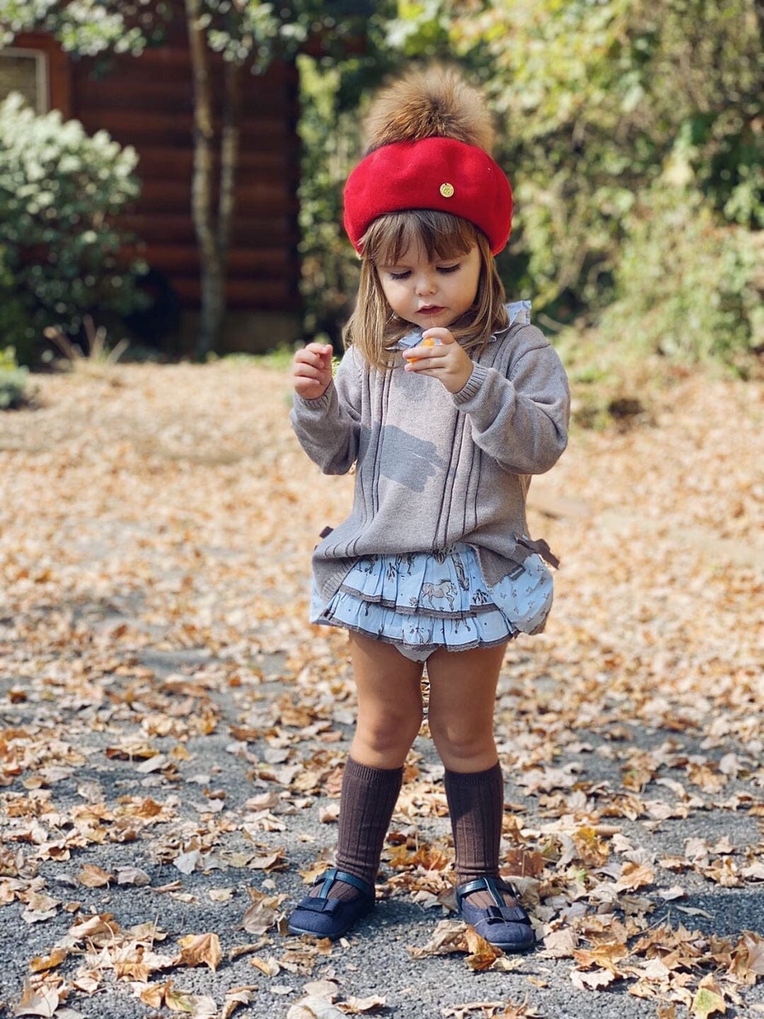 Wool Beret with Pom Pom - Petit Maison Kids