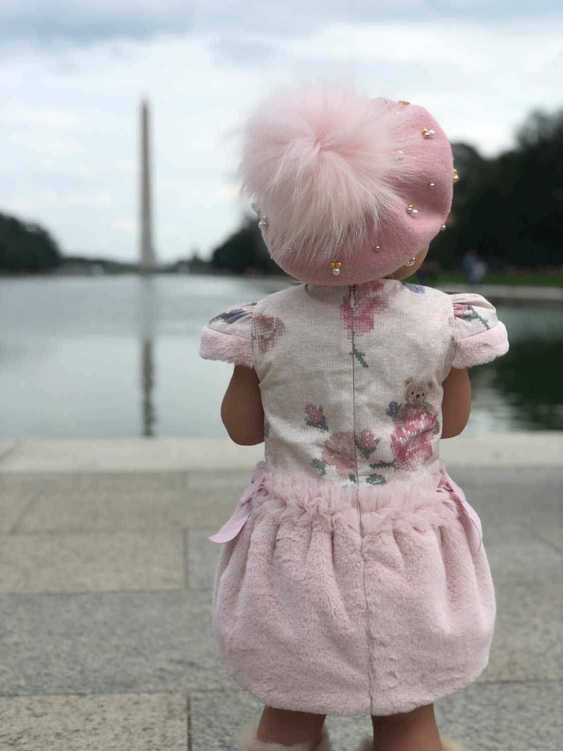 Baby Wool Berets with Pearls - Petite Maison Kids