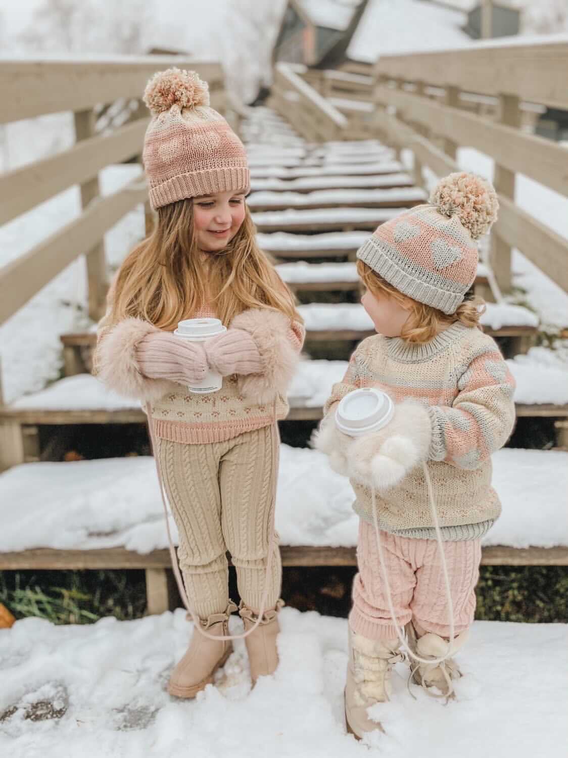 Cashmere Latte Mittens - Petite Maison Kids