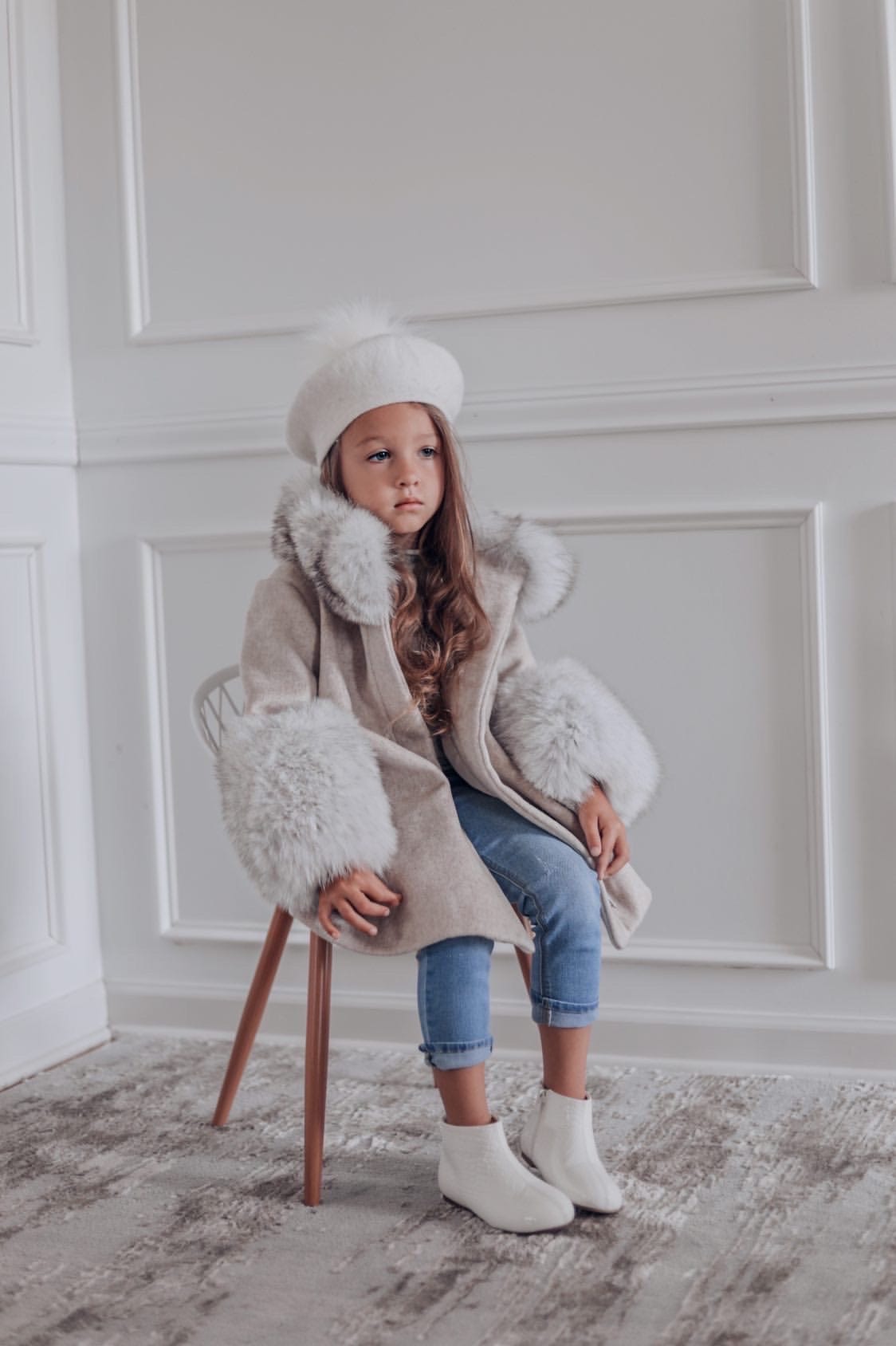 Karenina Wool Coat - Petite Maison Kids