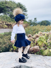 Wool Beret with Pom Pom - Petit Maison Kids