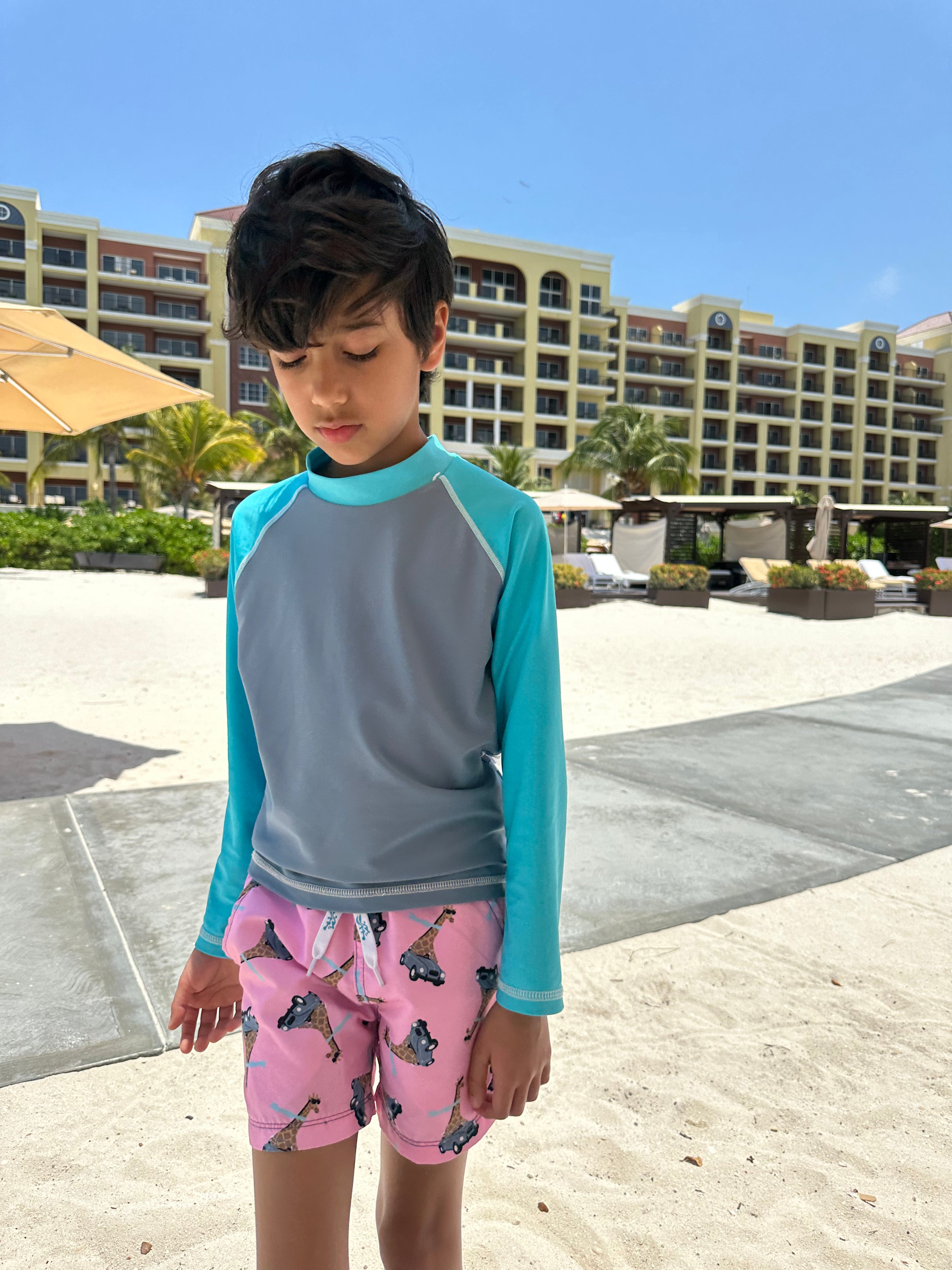 Blue Rash Guard - Petite Maison Kids