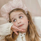 Juliette Pink Organza Ruffle Headband - Petite Maison Kids