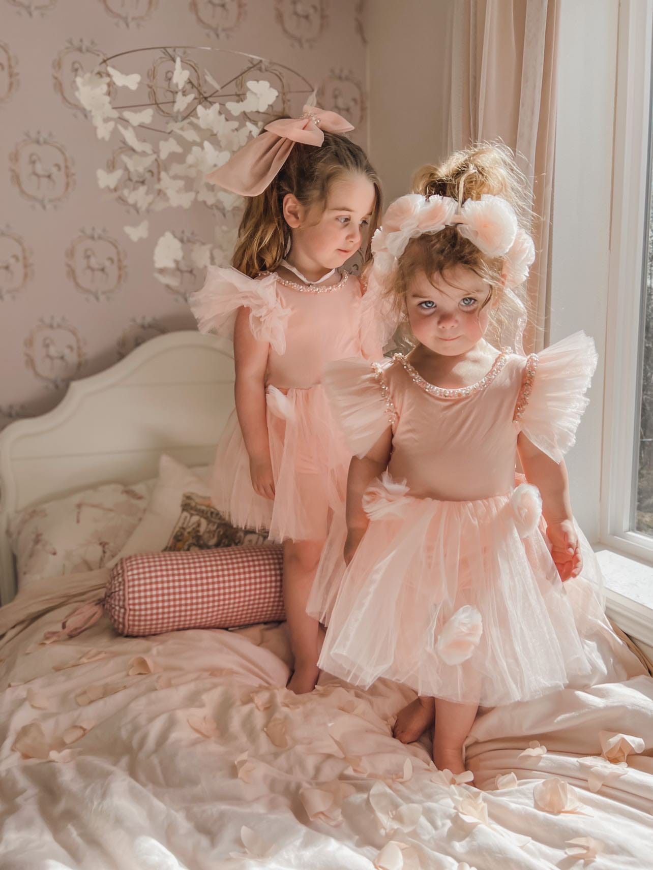 Sugar Plum Flower Hair Sash - Petite Maison Kids