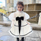 Aurora Ivory Velour Dress - Petite Maison Kids