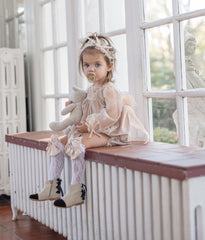 Helena Velour Romper - Petite Maison Kids