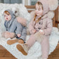 Honeycomb Dusty Pink Cashmere Bonnet - Petite Maison Kids
