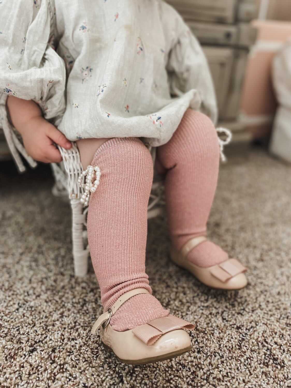 Perla Shimmer Socks - Petite Maison Kids