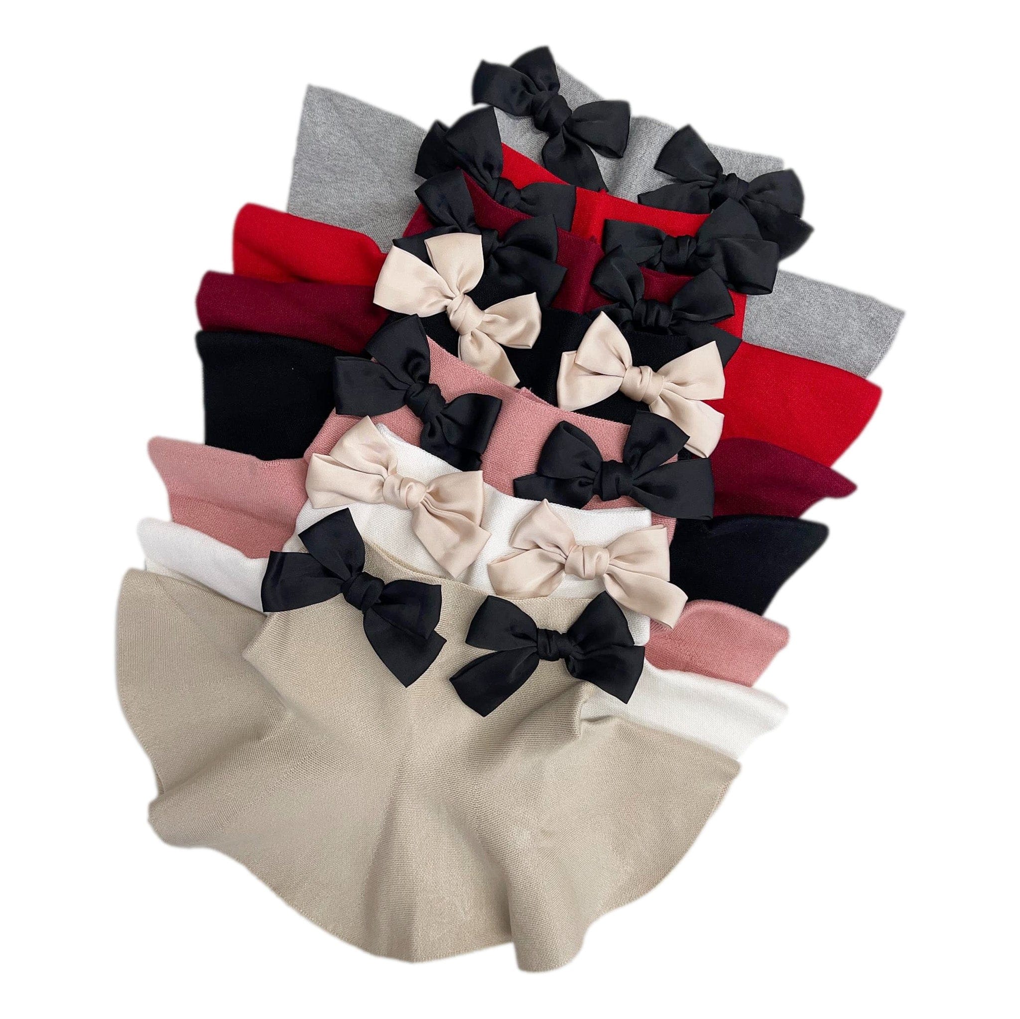 Flare Skirt with Satin Bows - Petite Maison Kids