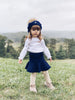 Flare Skirt with Velvet Bows - Petit Maison Kids