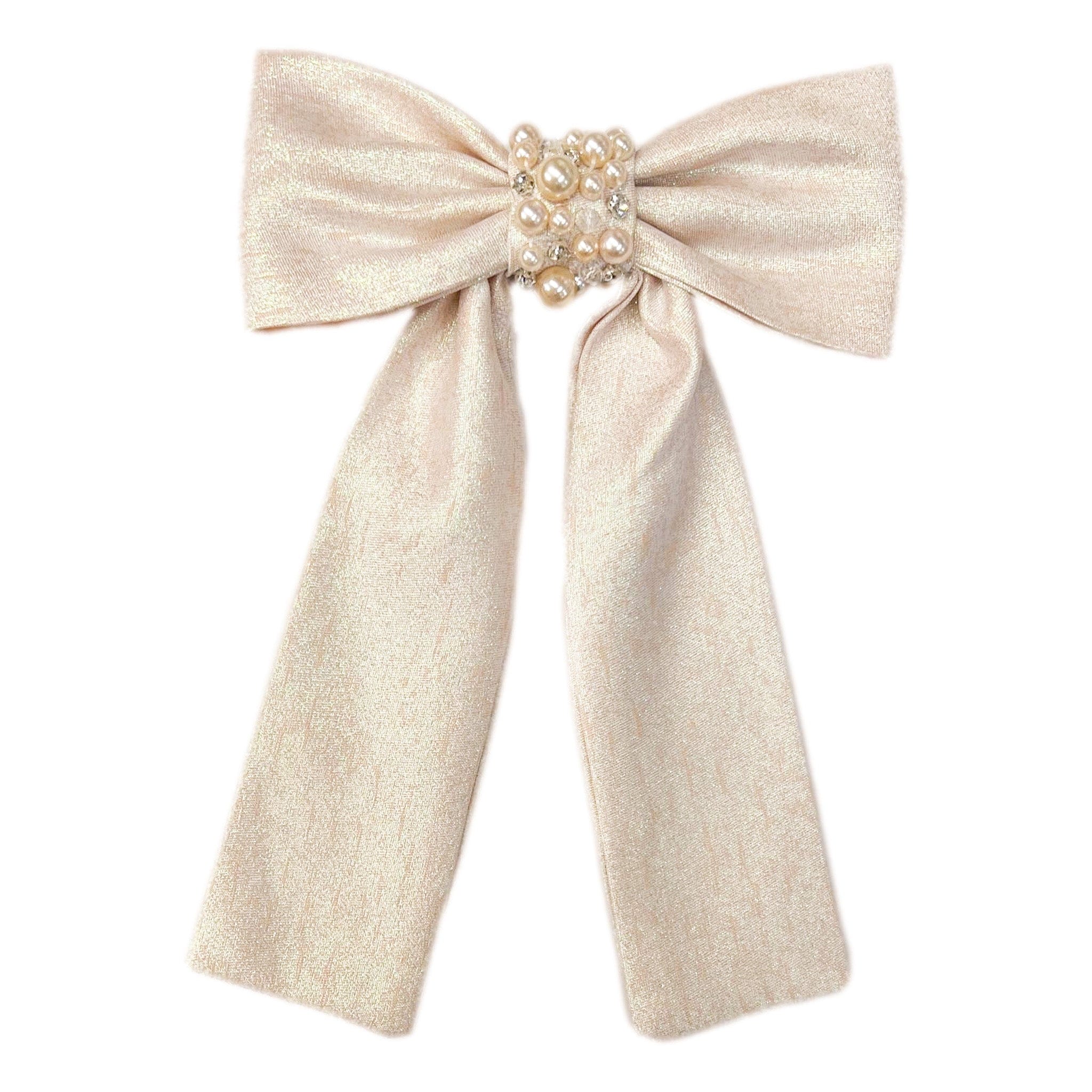 Jackie Jacquard Hair Bow - Petite Maison Kids