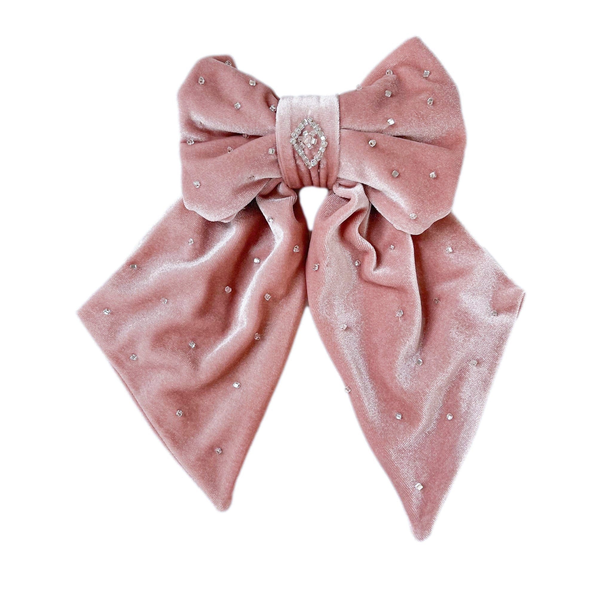 Juliette Velvet Hair Bow - Petite Maison Kids