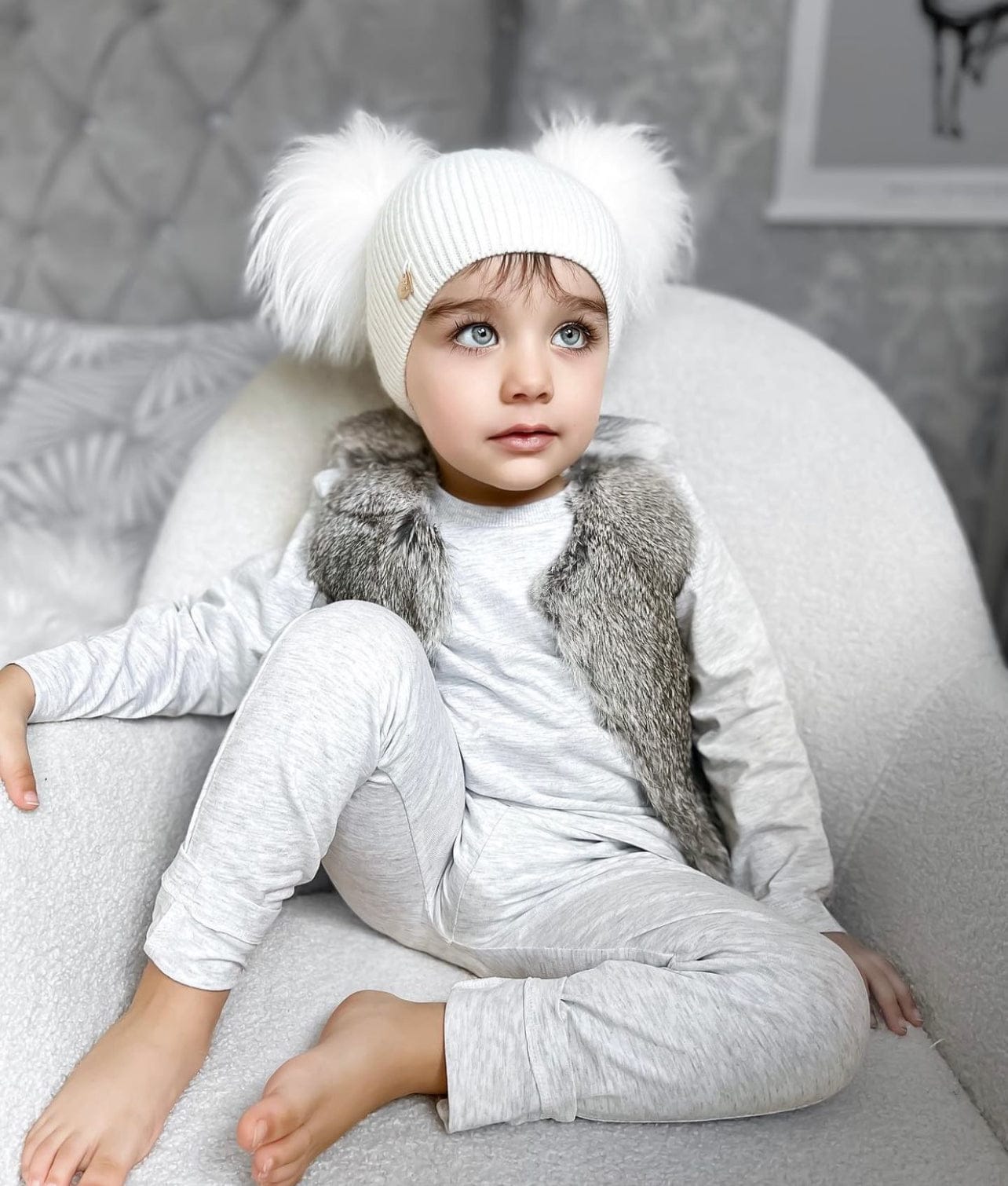 Grey Rabbit Vest - Petite Maison Kids