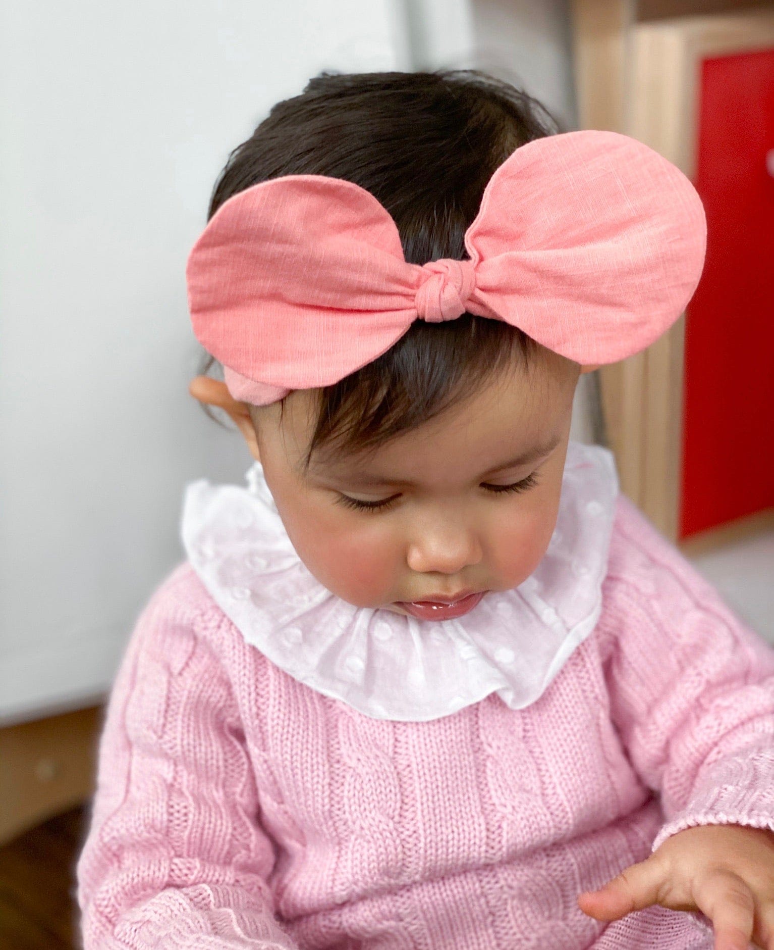 Minnie Linen Headband - Petit Maison Kids