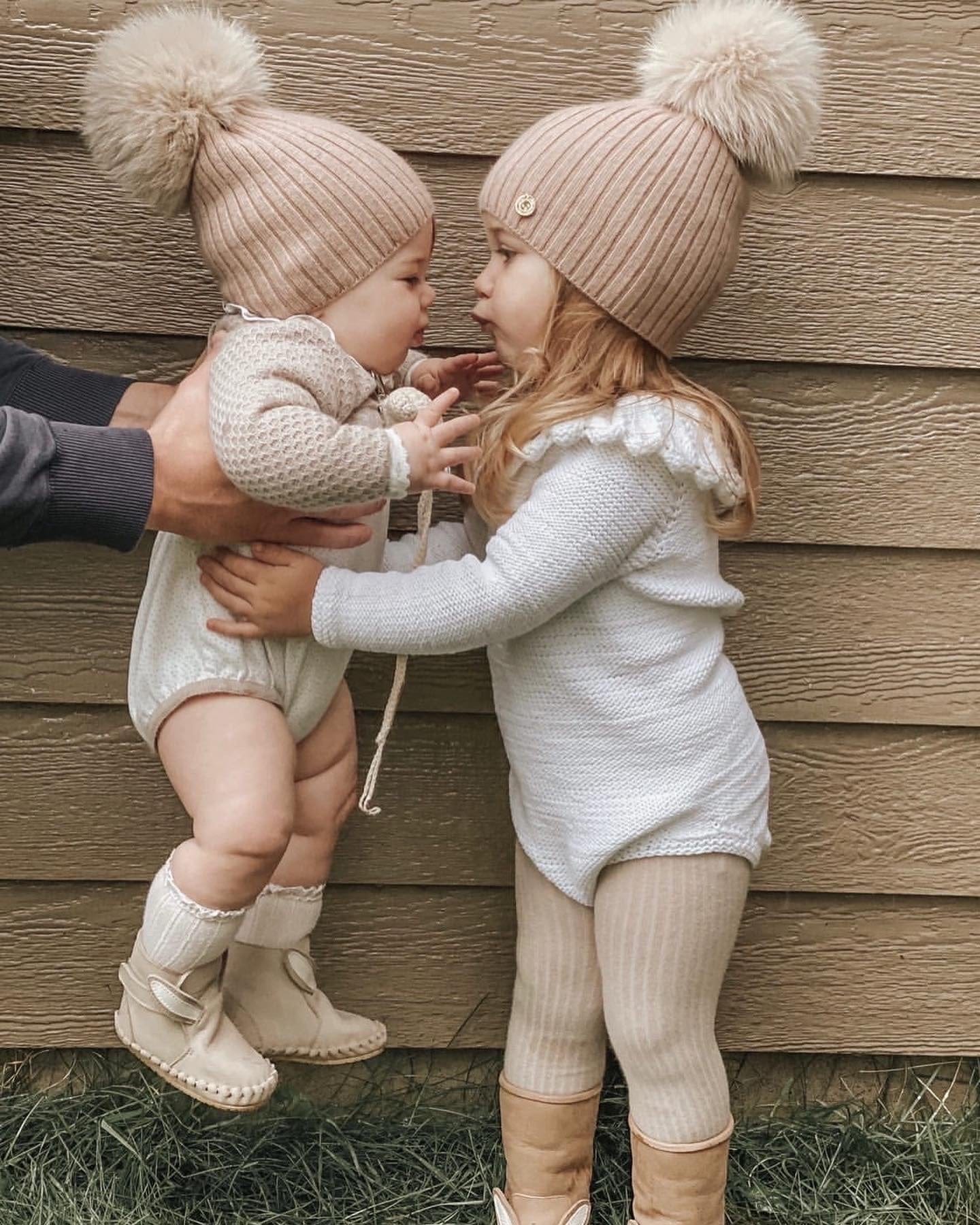 Misha Ribbed Angora Hat - Petite Maison Kids