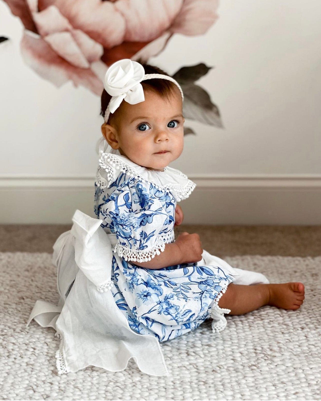 Jaylin Linen Romper - Petite Maison Kids