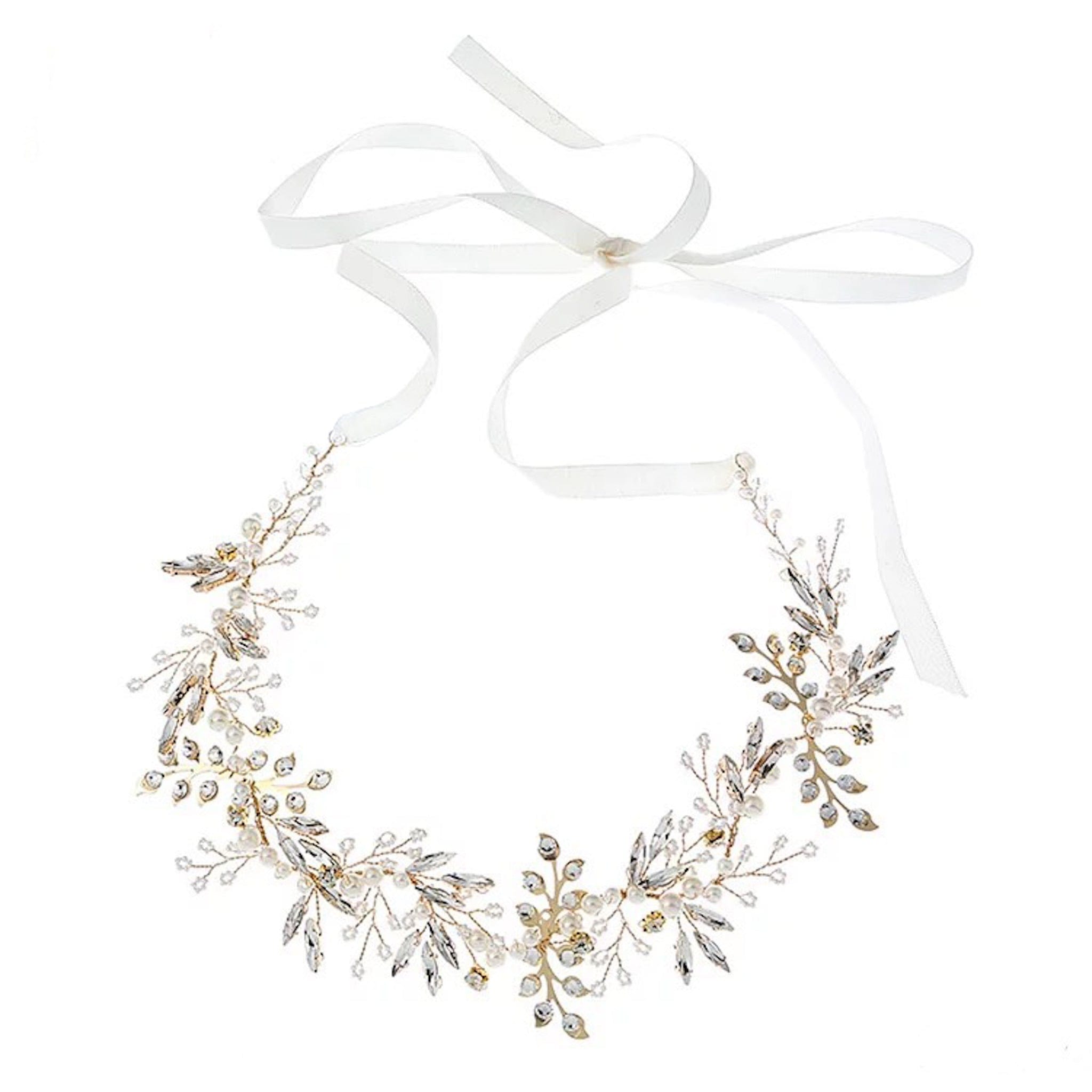 Silver Flower Hair Garland - Petit Maison Kids