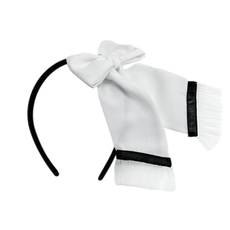 Gwen White and Black Headband