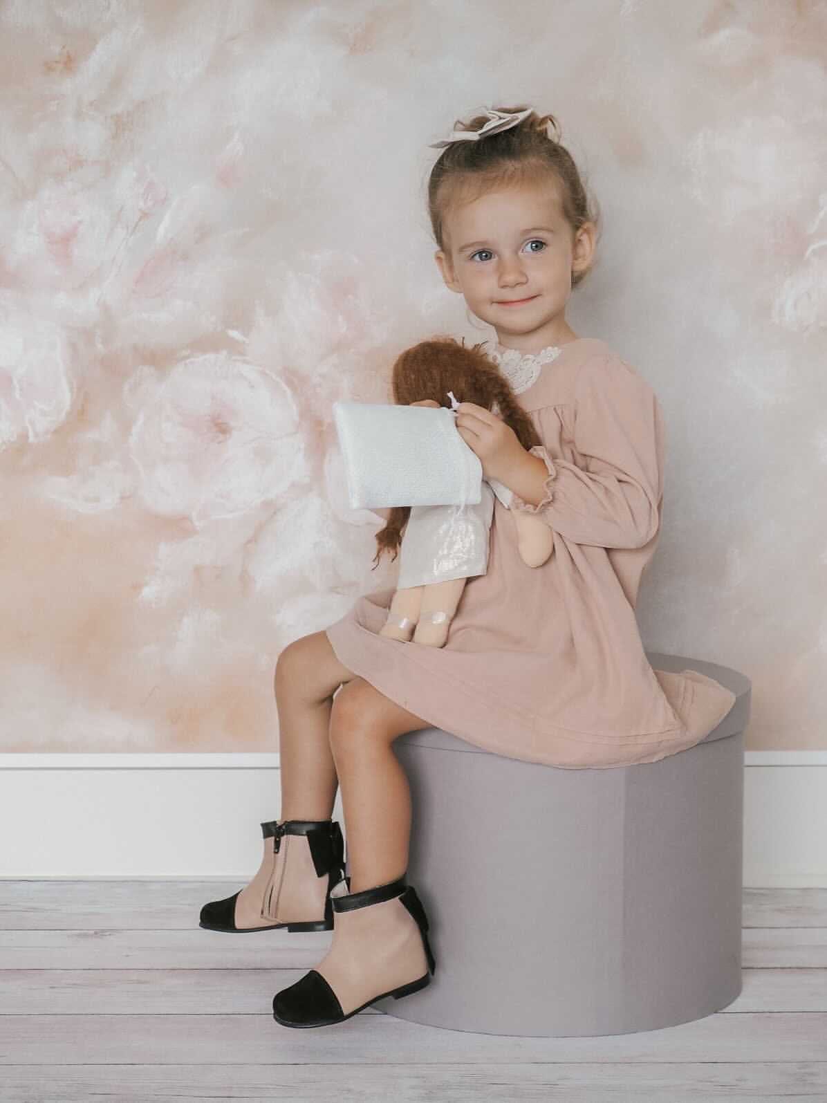 Clara Leather Booties - Petite Maison Kids