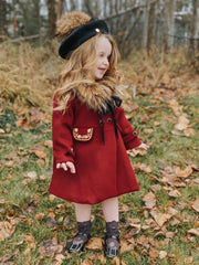 Wool Beret with Pom Pom - Petite Maison Kids