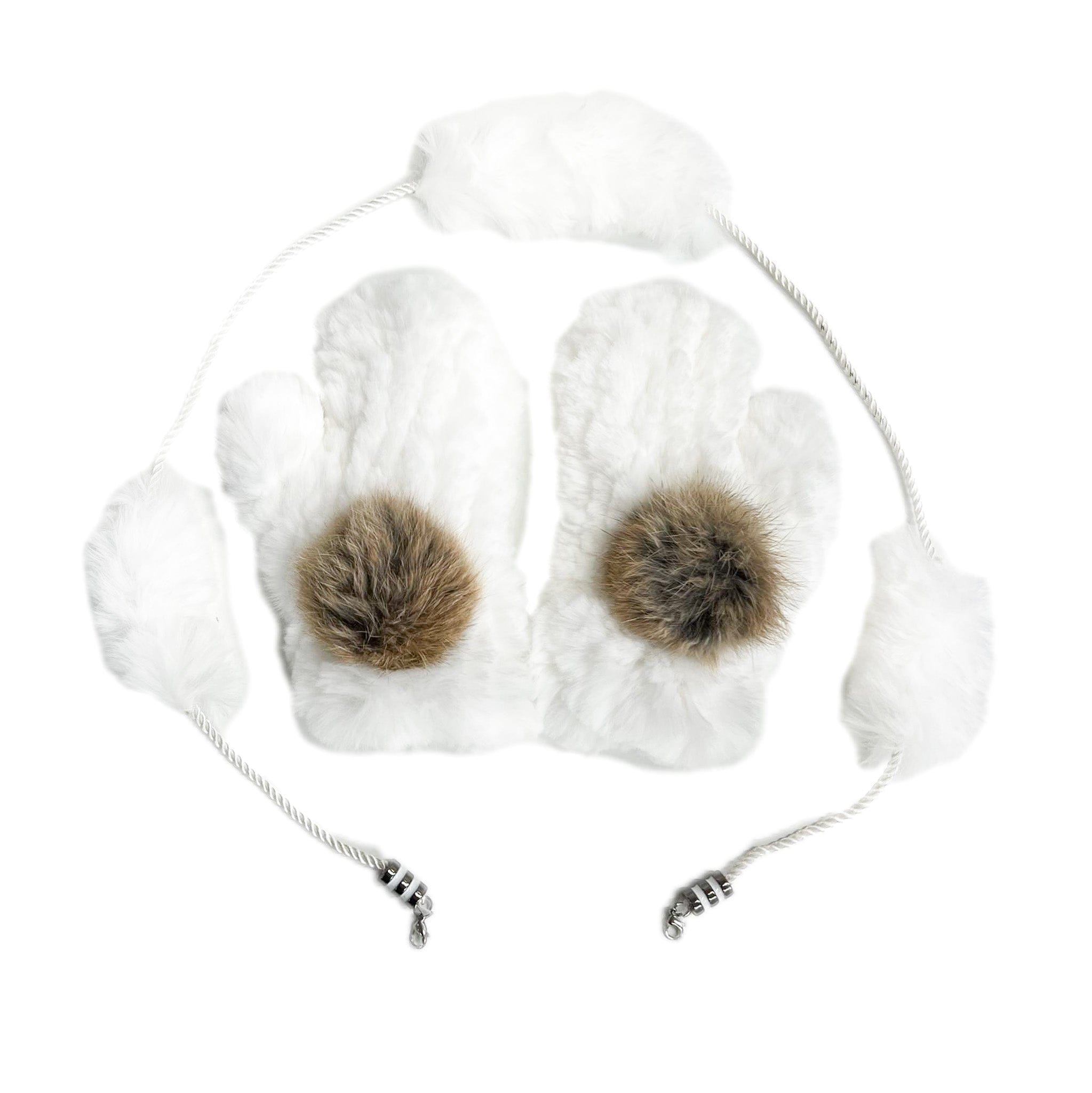 Rabbit Fur Mittens - Petite Maison Kids