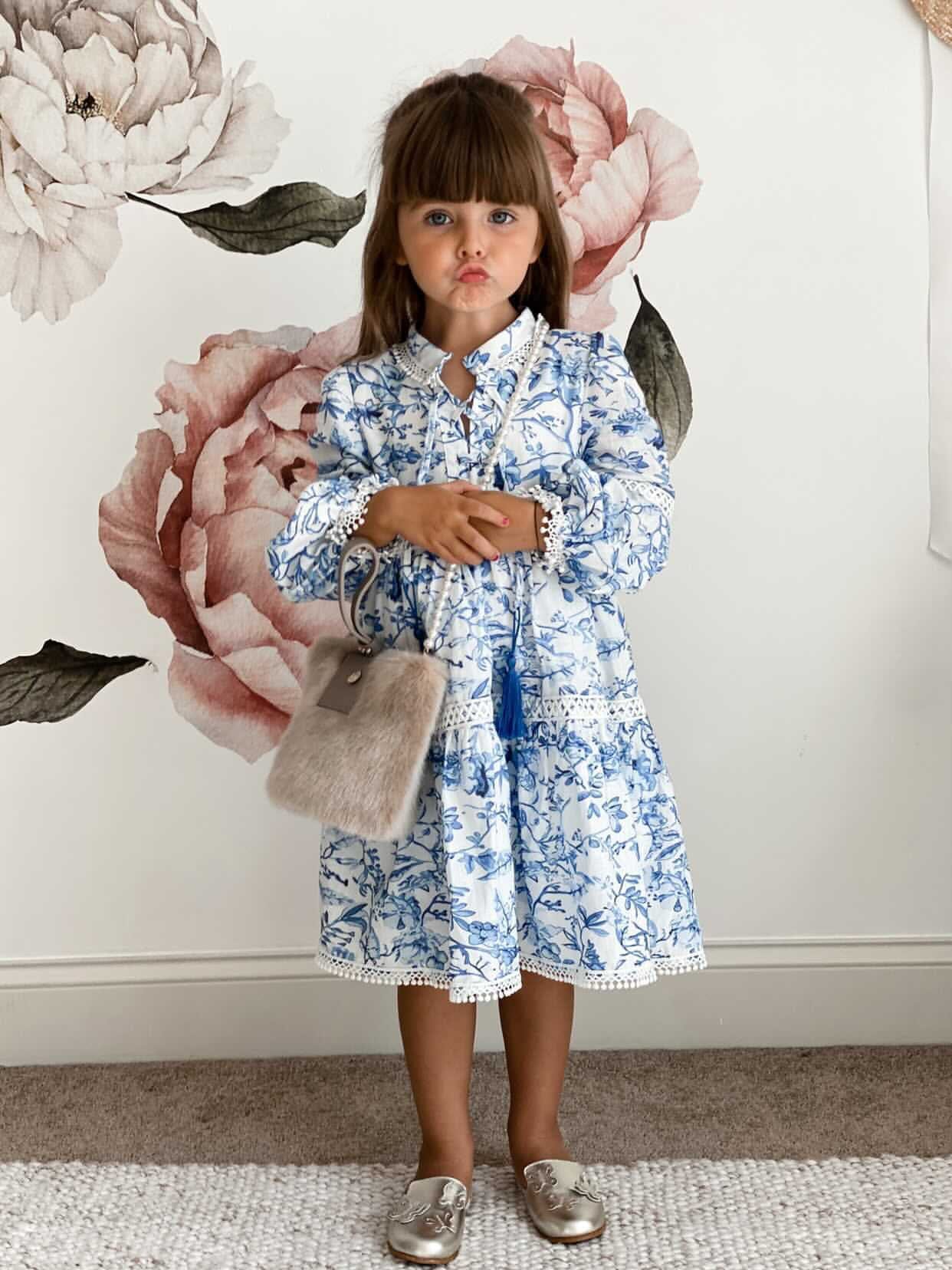 Jaylin Linen Dress - Petite Maison Kids