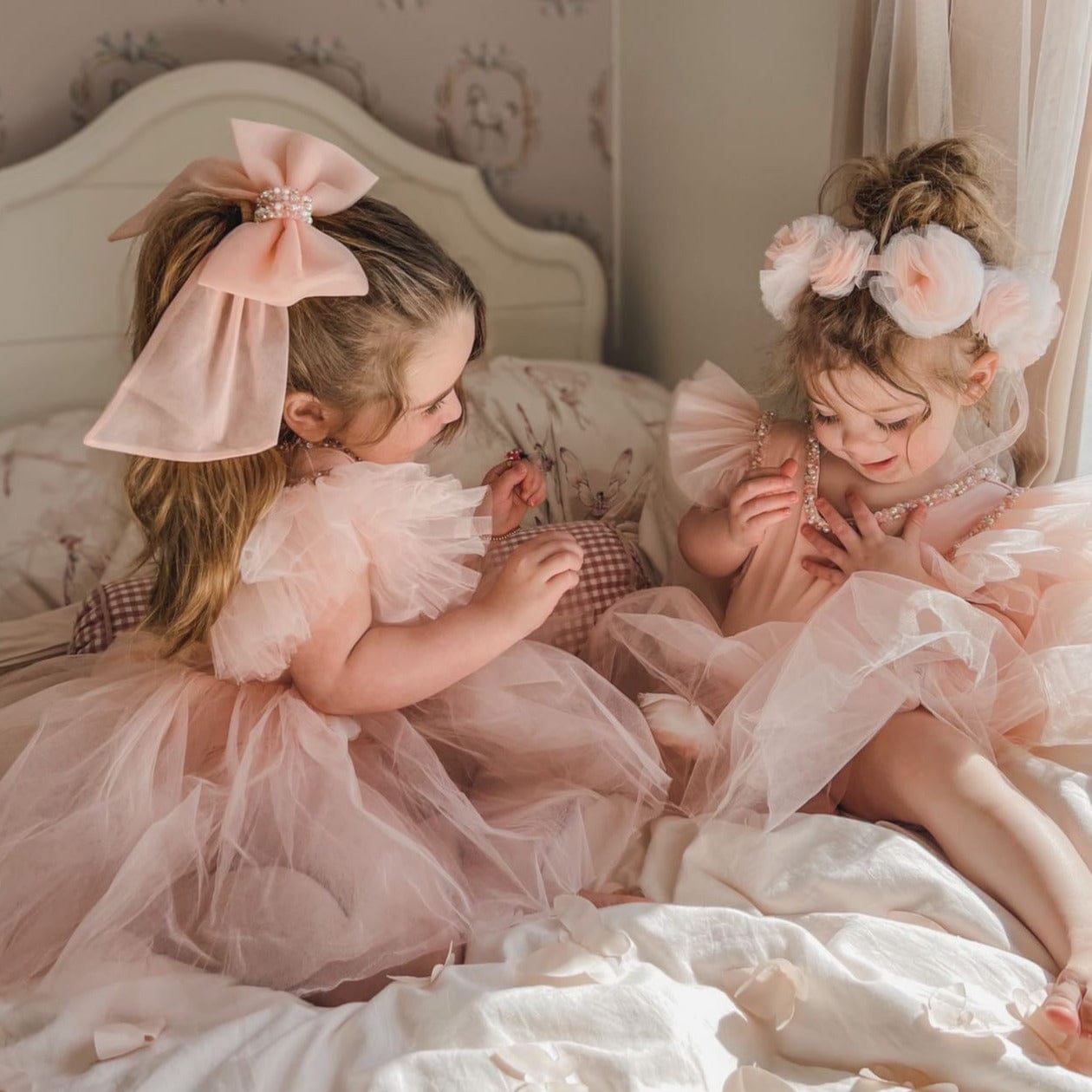 Sugar Plum Flower Hair Sash - Petite Maison Kids