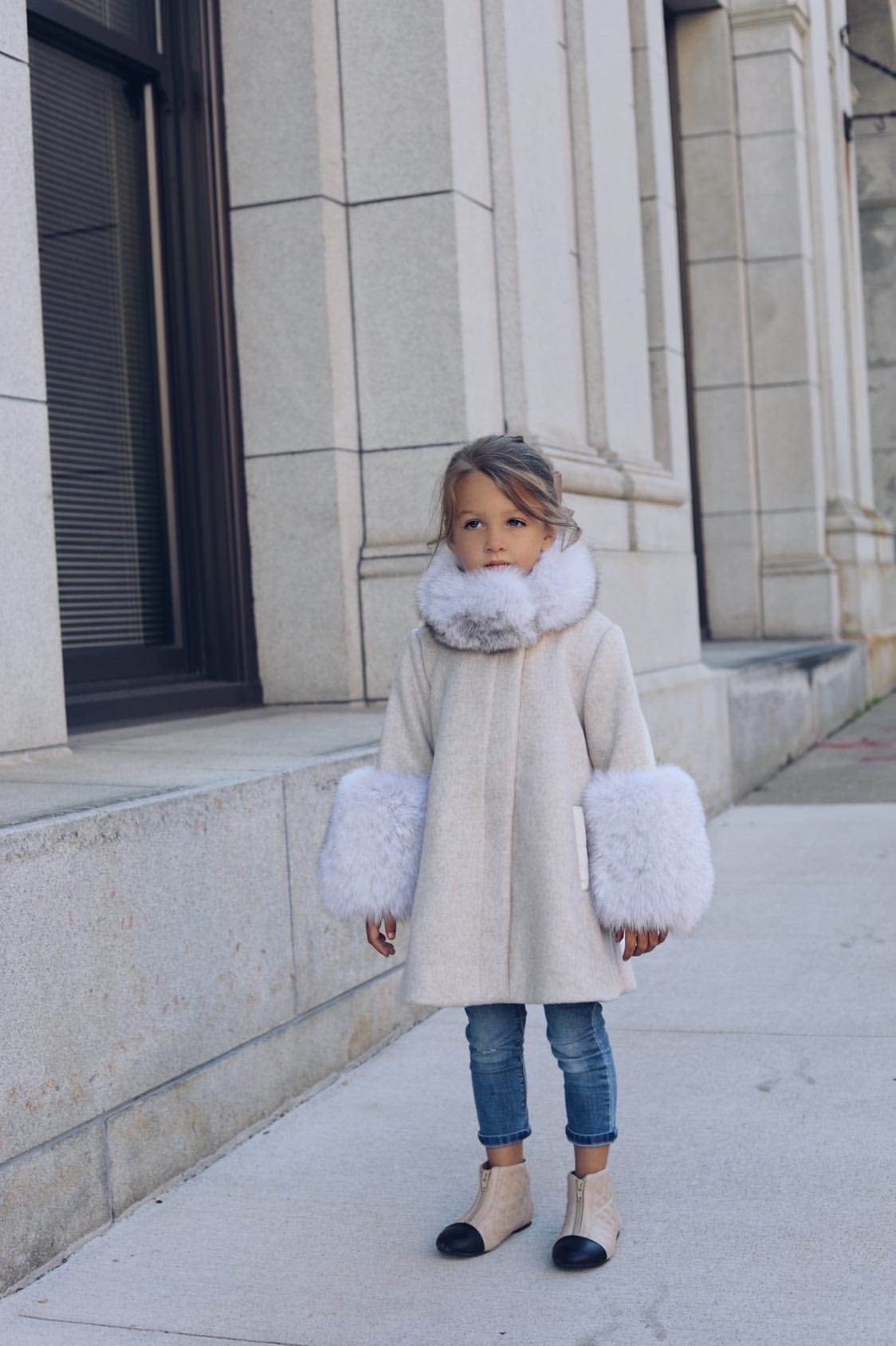 Karenina Wool Coat - Petite Maison Kids